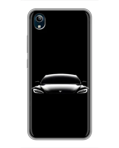 Чехол для Vivo Y91C с картинкой «Фары Tesla Night» Чехол для Vivo Y91C с картинкой «Фары Tesla Night»