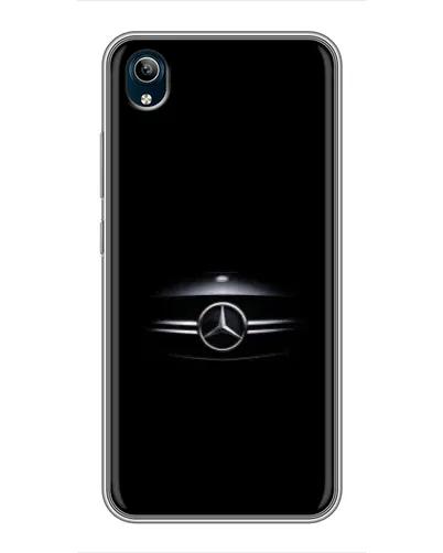 Чехол для Vivo Y91C с картинкой «Mercedes — абстрактные линии»