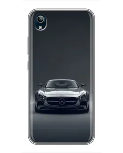 Чехол для Vivo Y91C с картинкой «Mercedes на черном» Чехол для Vivo Y91C с картинкой «Mercedes на черном»