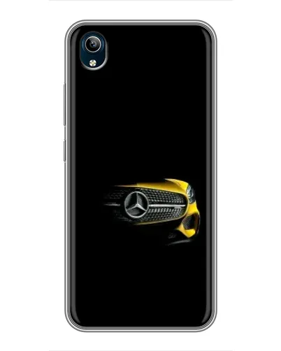 Чехол для Vivo Y91C с картинкой «Mercedes — ретро стиль»