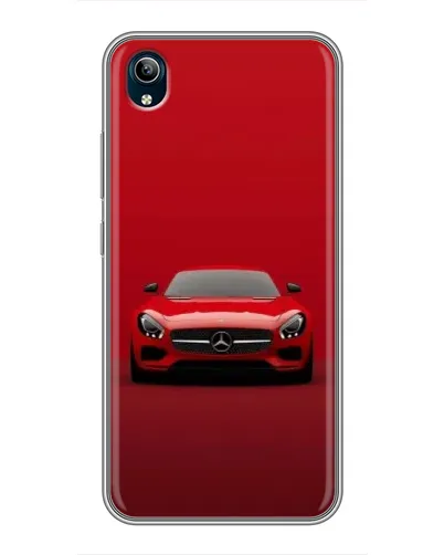 Чехол для Vivo Y91C с картинкой «Красный Mercedes AMG»