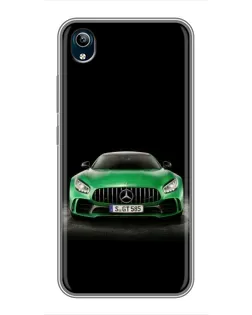 Чехол для Vivo Y91C с картинкой «Mercedes — неоновый лого» Чехол для Vivo Y91C с картинкой «Mercedes — неоновый лого»