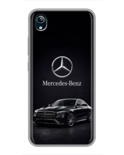 Чехол для Vivo Y91C с картинкой «Mercedes — решетка радиатора» Чехол для Vivo Y91C с картинкой «Mercedes — решетка радиатора»