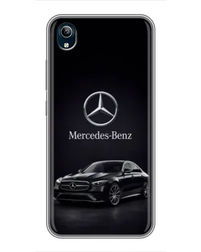 Чехол для Vivo Y91C с картинкой «Mercedes — решетка радиатора»