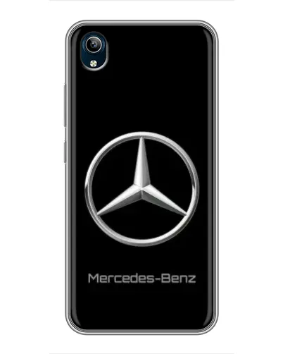 Чехол для Vivo Y91C с картинкой «Mercedes Silver Logo»