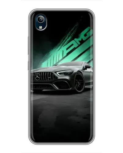 Чехол для Vivo Y91C с картинкой «Темный Mercedes AMG»