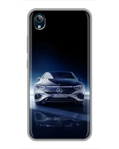 Чехол для Vivo Y91C с картинкой «Ночной Mercedes EQ»