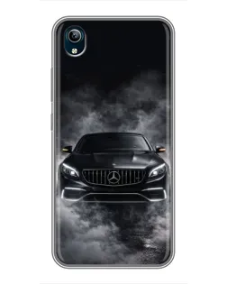 Чехол для Vivo Y91C с картинкой «Mercedes в дыму» Чехол для Vivo Y91C с картинкой «Mercedes в дыму»