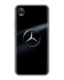 Чехол для Vivo Y91C с картинкой «Mercedes на металле» Чехол для Vivo Y91C с картинкой «Mercedes на металле»