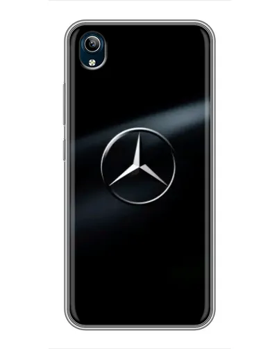 Чехол для Vivo Y91C с картинкой «Mercedes на металле» Чехол для Vivo Y91C с картинкой «Mercedes на металле»