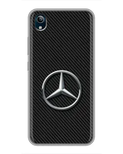 Чехол для Vivo Y91C с картинкой «Карбоновый Mercedes стиль» Чехол для Vivo Y91C с картинкой «Карбоновый Mercedes стиль»