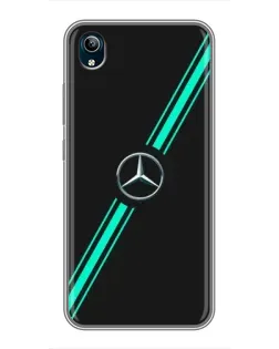 Чехол для Vivo Y91C с картинкой «Спортивные линии Mercedes» Чехол для Vivo Y91C с картинкой «Спортивные линии Mercedes»