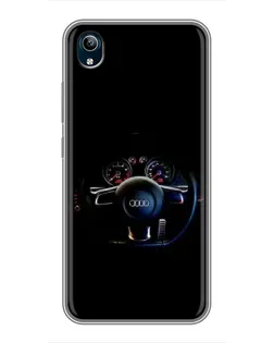 Чехол для Vivo Y91C с картинкой «Салон Audi — руль» Чехол для Vivo Y91C с картинкой «Салон Audi — руль»