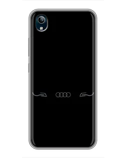 Чехол для Vivo Y91C с картинкой «Audi — световой подпись» Чехол для Vivo Y91C с картинкой «Audi — световой подпись»