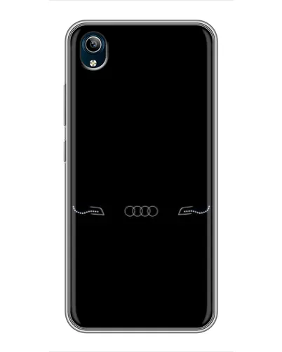 Чехол для Vivo Y91C с картинкой «Audi — световой подпись»