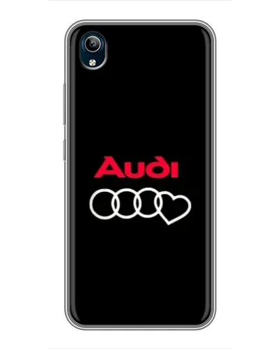 Чехол для Vivo Y91C с картинкой «Логотип Audi Heart»