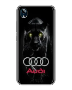 Чехол для Vivo Y91C с картинкой «Пантера и Audi» Чехол для Vivo Y91C с картинкой «Пантера и Audi»