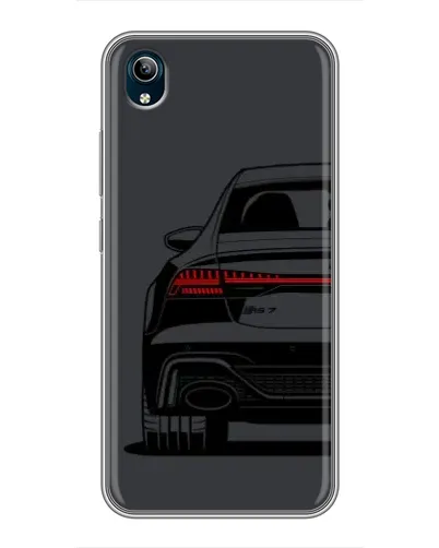 Чехол для Vivo Y91C с картинкой «Задняя часть Audi — арт»