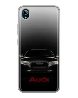 Чехол для Vivo Y91C с картинкой «Audi — градиентный контур» Чехол для Vivo Y91C с картинкой «Audi — градиентный контур»