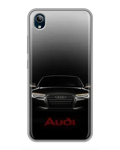 Чехол для Vivo Y91C с картинкой «Audi — градиентный контур»