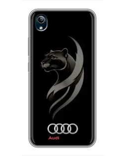 Чехол для Vivo Y91C с картинкой «Графика — пантера и Audi» Чехол для Vivo Y91C с картинкой «Графика — пантера и Audi»
