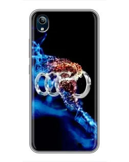 Чехол для Vivo Y91C с картинкой «Энергия лого Audi» Чехол для Vivo Y91C с картинкой «Энергия лого Audi»