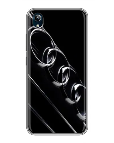 Чехол для Vivo Y91C с картинкой «Audi — абстрактные кольца»