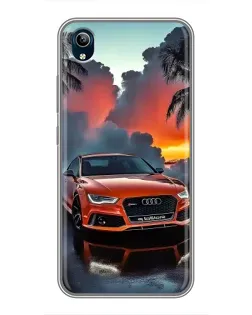 Чехол для Vivo Y91C с картинкой «Audi — закат» Чехол для Vivo Y91C с картинкой «Audi — закат»