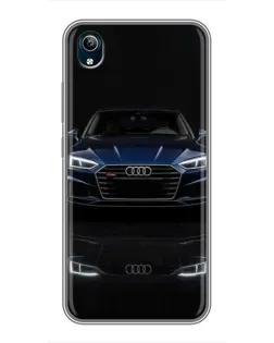 Чехол для Vivo Y91C с картинкой «Audi — ночное отражение» Чехол для Vivo Y91C с картинкой «Audi — ночное отражение»