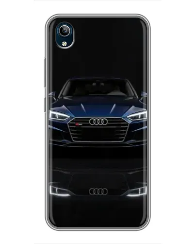 Чехол для Vivo Y91C с картинкой «Audi — ночное отражение»