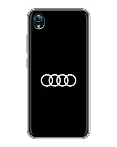 Чехол для Vivo Y91C с картинкой «Audi White Logo»