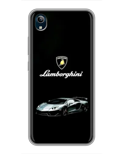 Чехол для Vivo Y91C с картинкой «Логотип Lamborghini классика»