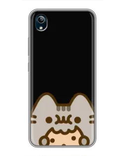 Чехол для Vivo Y91C с картинкой «Пушин на черном» Чехол для Vivo Y91C с картинкой «Пушин на черном»