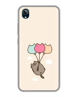 Чехол для Vivo Y91C с картинкой «Пушин на шариках» Чехол для Vivo Y91C с картинкой «Пушин на шариках»