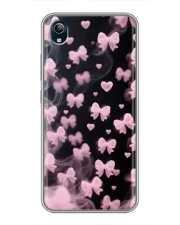 Чехол для Vivo Y91C с картинкой «Неоновое кружево»