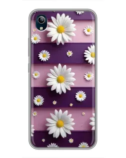 Чехол для Vivo Y91C с картинкой «Ромашки на фиолетовом» Чехол для Vivo Y91C с картинкой «Ромашки на фиолетовом»