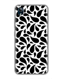 Чехол для Vivo Y91C с картинкой «Контрастные черные капли» Чехол для Vivo Y91C с картинкой «Контрастные черные капли»