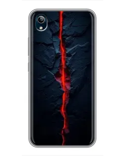 Чехол для Vivo Y91C с картинкой «Kрасная лавовая трещина» Чехол для Vivo Y91C с картинкой «Kрасная лавовая трещина»