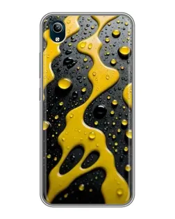 Чехол для Vivo Y91C с картинкой «Жидкое желтое золото» Чехол для Vivo Y91C с картинкой «Жидкое желтое золото»