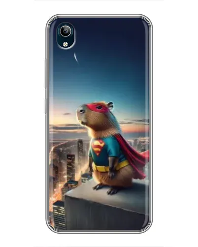 Чехол для Vivo Y91C с картинкой «Капи-мен супергерой»