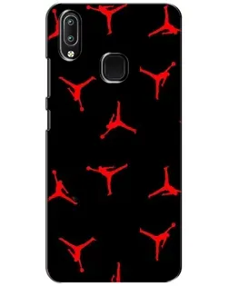 Чехол для Vivo Y93 Lite с картинкой «Jordan Red Pattern» Чехол для Vivo Y93 Lite с картинкой «Jordan Red Pattern»