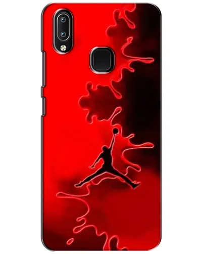 Чехол для Vivo Y93 Lite с картинкой «Jordan Red Smoke»