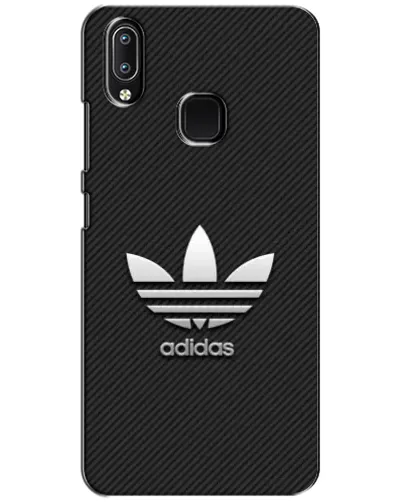 Чехол для Vivo Y93 Lite с картинкой «Adidas Карбоновая текстура»