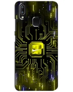 Чехол для Vivo Y93 Lite с картинкой «Nike — золотая искра» Чехол для Vivo Y93 Lite с картинкой «Nike — золотая искра»