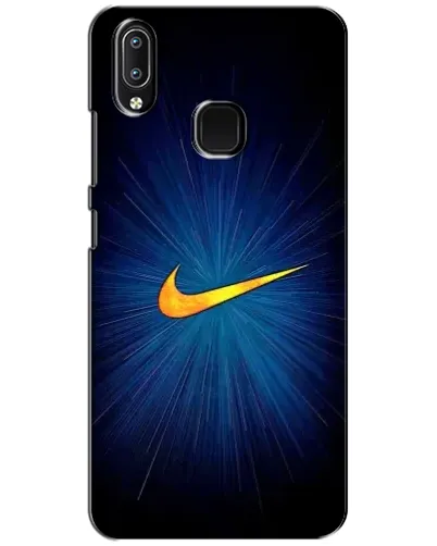 Чехол для Vivo Y93 Lite с картинкой «Синий пульс Nike» Чехол для Vivo Y93 Lite с картинкой «Синий пульс Nike»