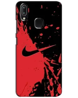 Чехол для Vivo Y93 Lite с картинкой «Красные брызги Nike» Чехол для Vivo Y93 Lite с картинкой «Красные брызги Nike»