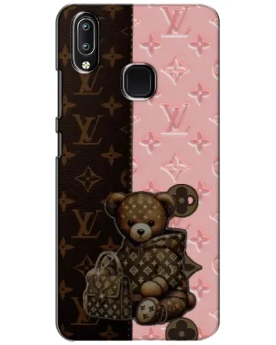 Чехол для Vivo Y93 Lite с картинкой «Мишка в стиле LV»