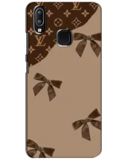 Чехол для Vivo Y93 Lite с картинкой «LV — кофейный атлас»