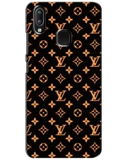 Чехол для Vivo Y93 Lite с картинкой «Золотая монограмма LV»