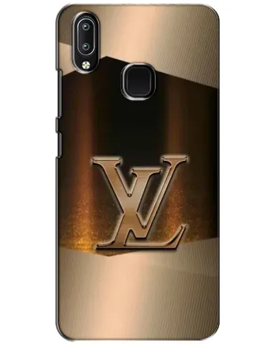 Чехол для Vivo Y93 Lite с картинкой «LV — золотое сияние»